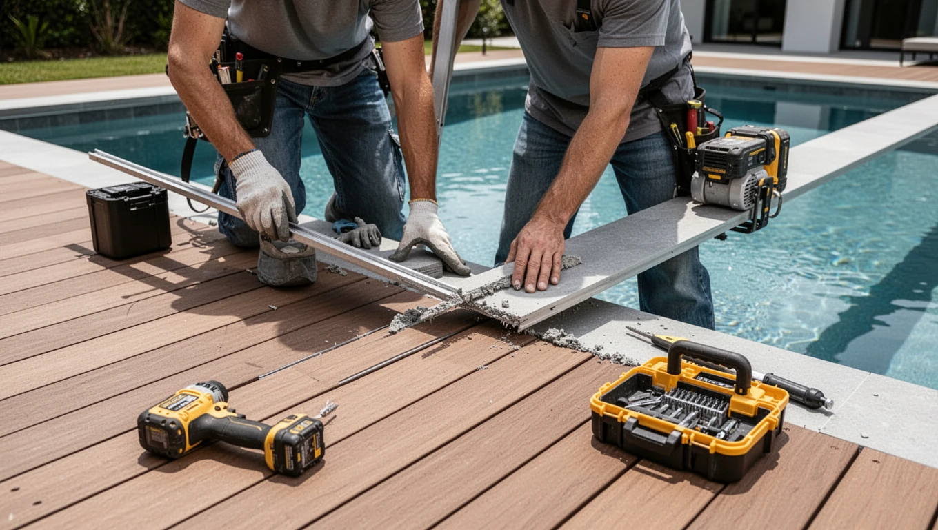 Pool Deck Building